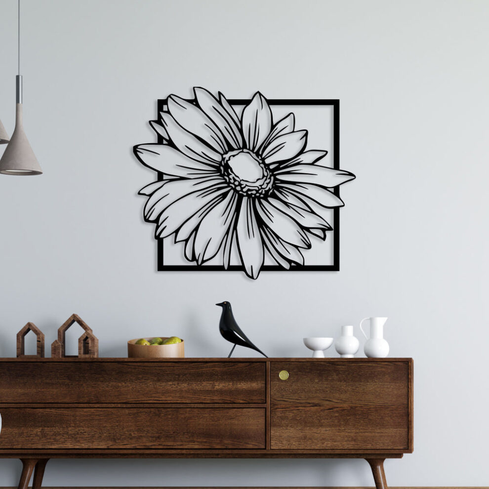 Amazing Sunflower Metal Wall Art1 990x990