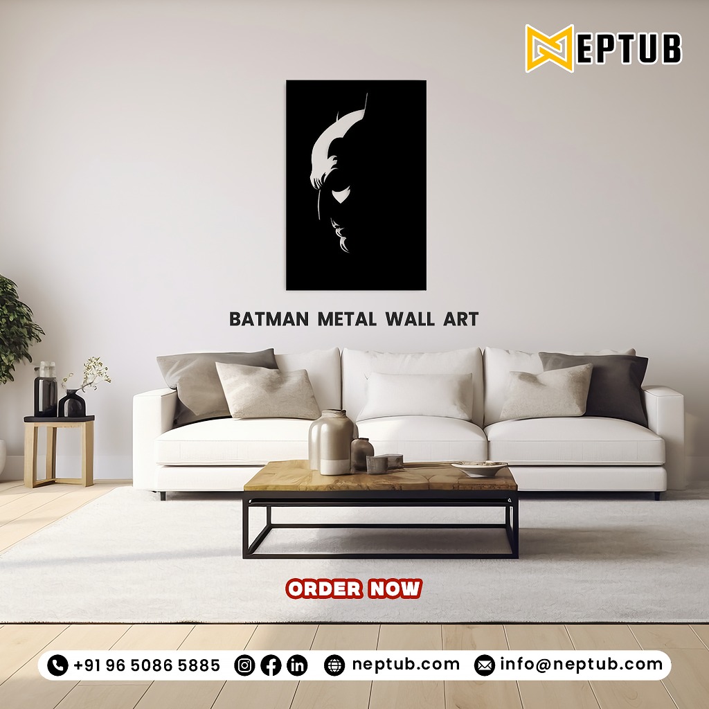 Unleash the Hero Within Batman Metal Wall Art