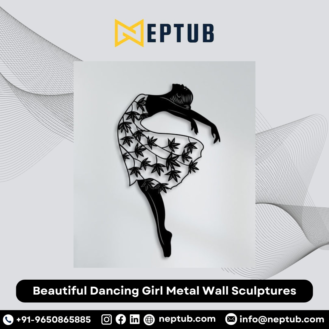 Celebrate Grace & Movement with Dancing Girl Metal Wall Sculptures