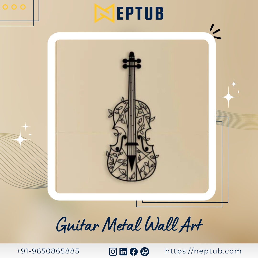 Rock Your Walls Guitar Metal Wall Art That Hits All the Right Notes
