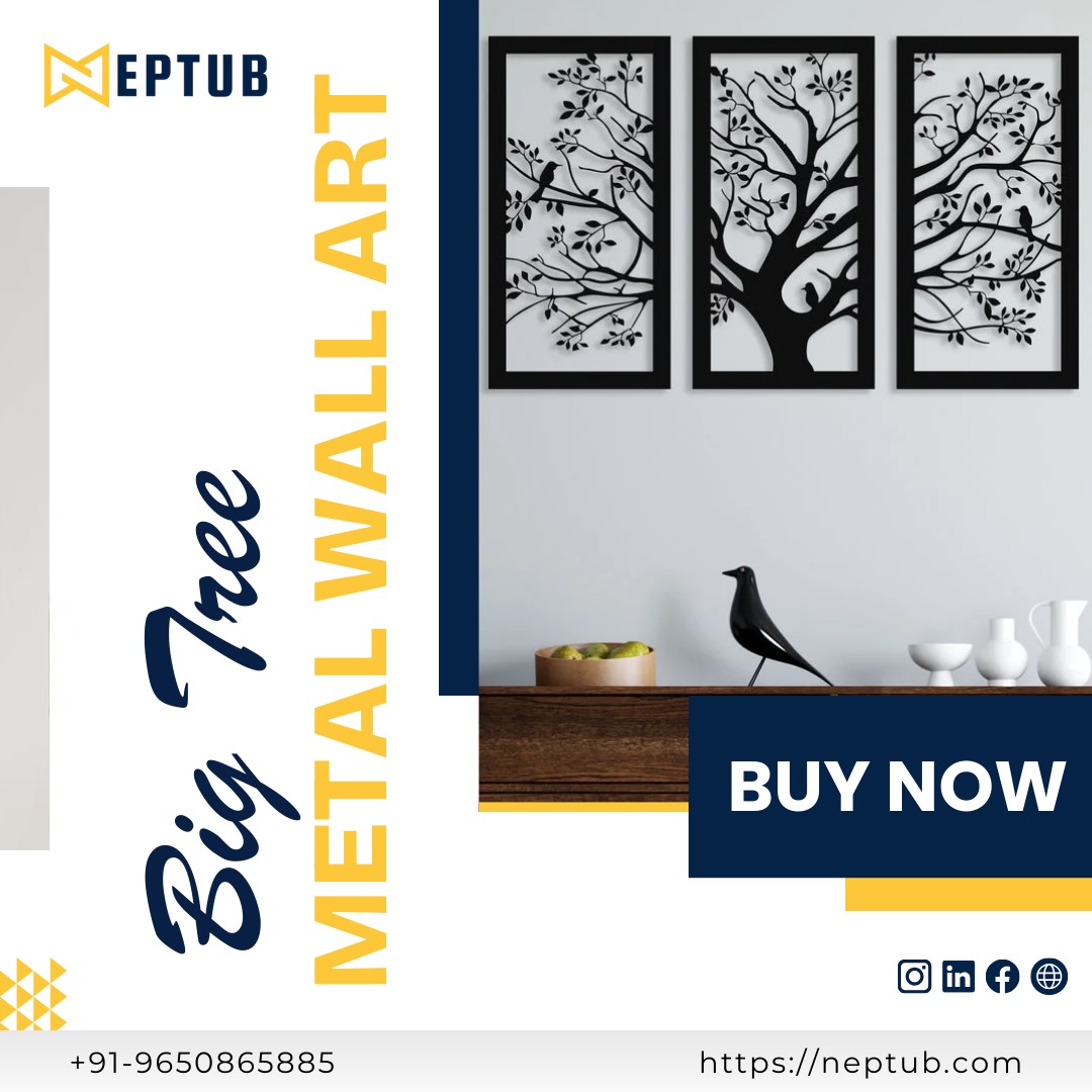 Rooted in Beauty Big Tree Metal Wall Art to Breathe Life Into Your Space