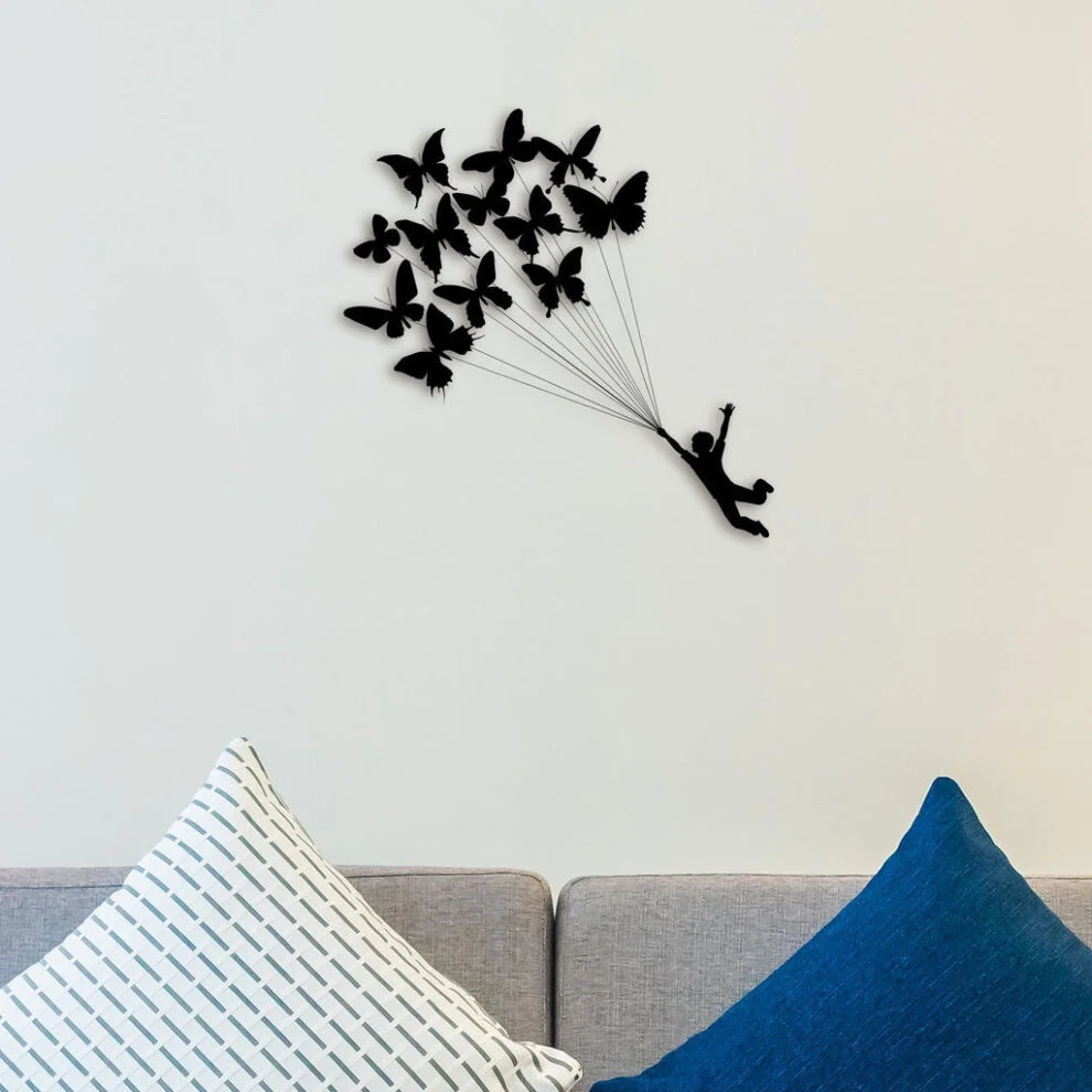 Boy-With-Butterflies-Metal-Wall-Art-990x990