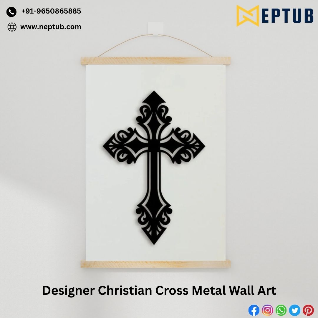 Christian Cross Metal Art