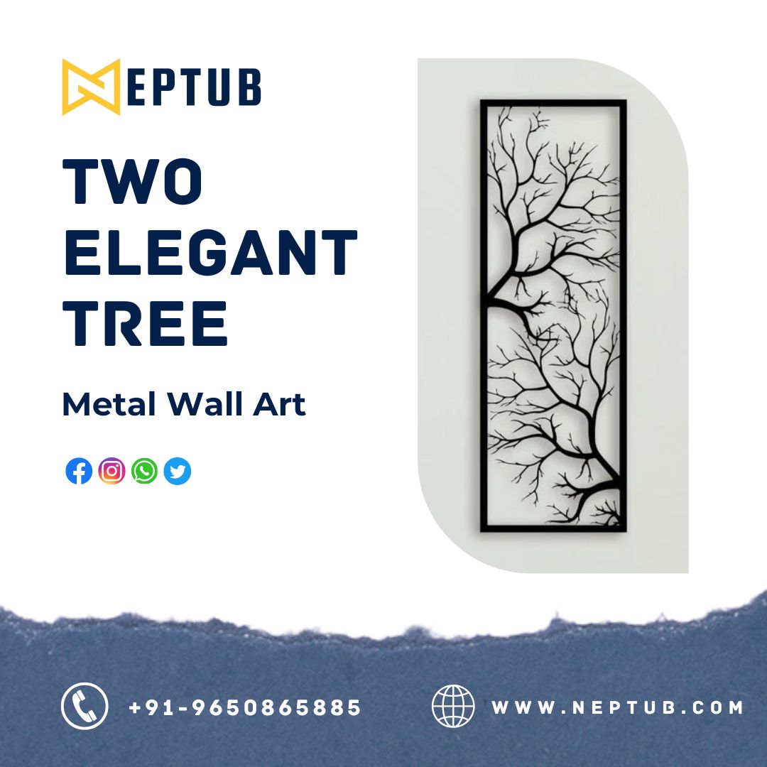 Elegant Tree Metal Art