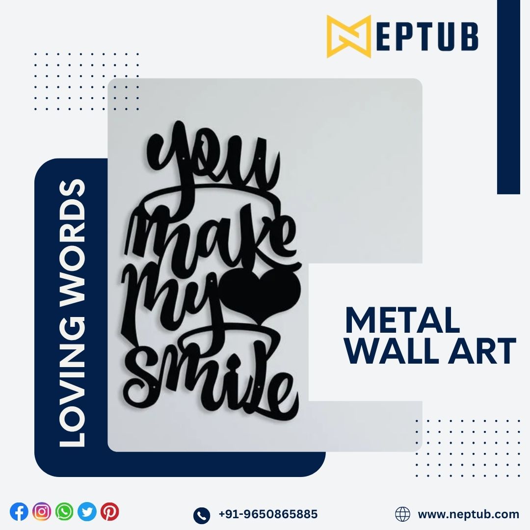 Loving Words Metal Art