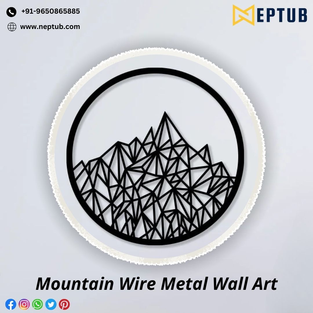 Mountain Wire Metal Art