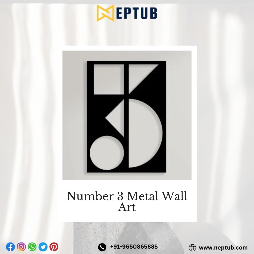 Number Metal Wall art