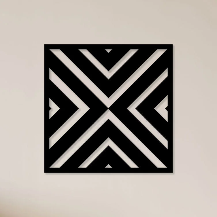 Redefine Modern Elegance Geometric Metal Wall Art 1