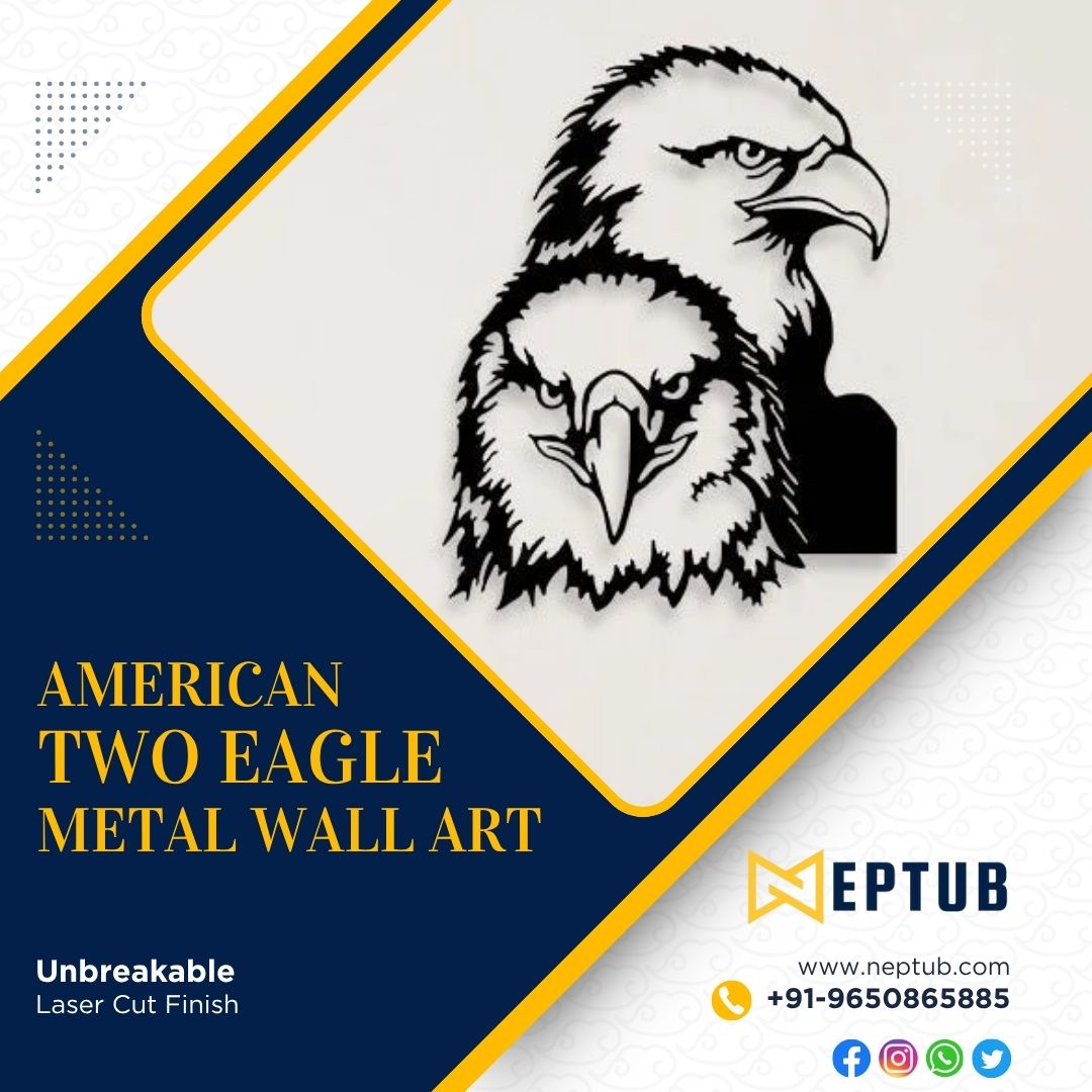 Two Eagle Metal Art