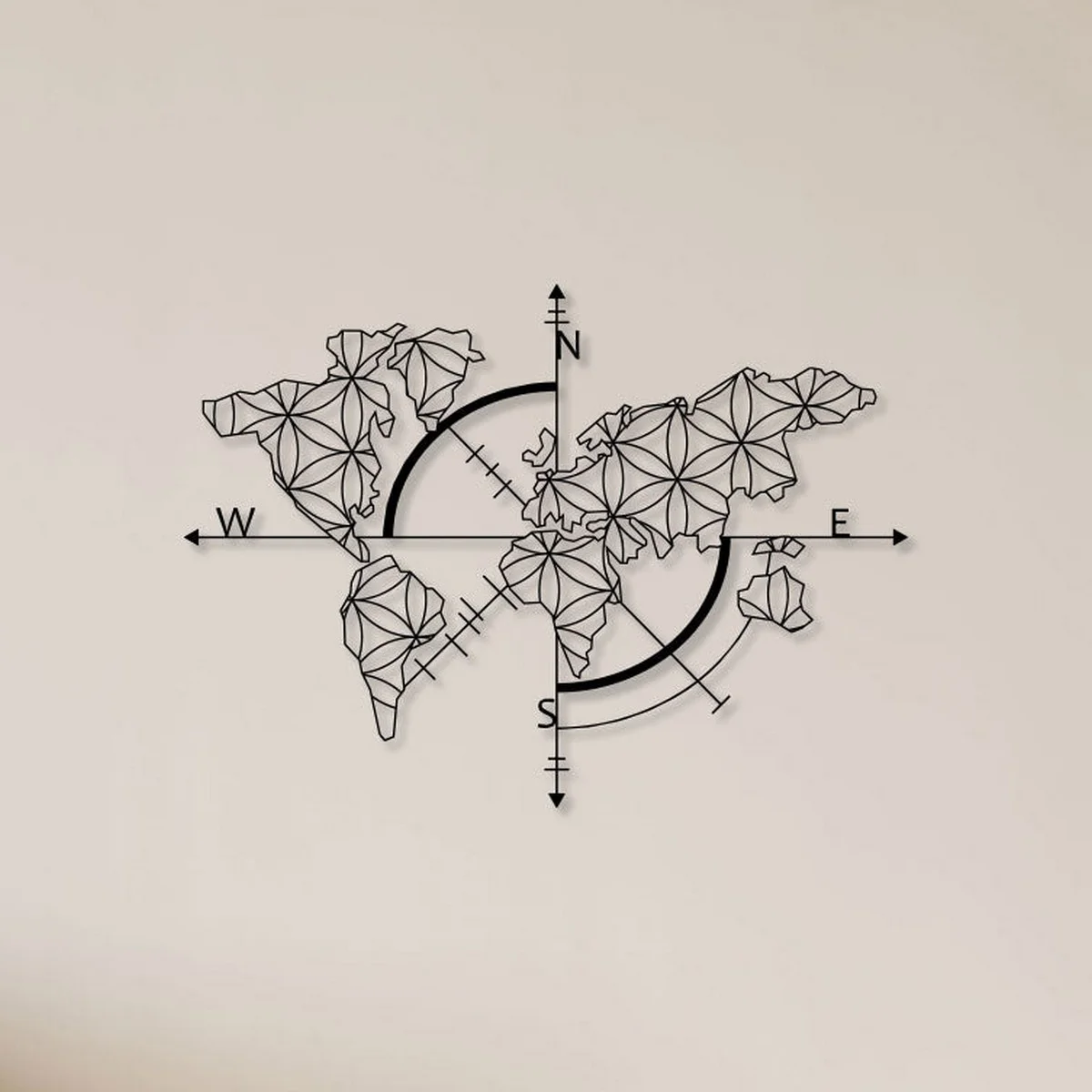 World-Map-With-Direction-Metal-Wall-Art1