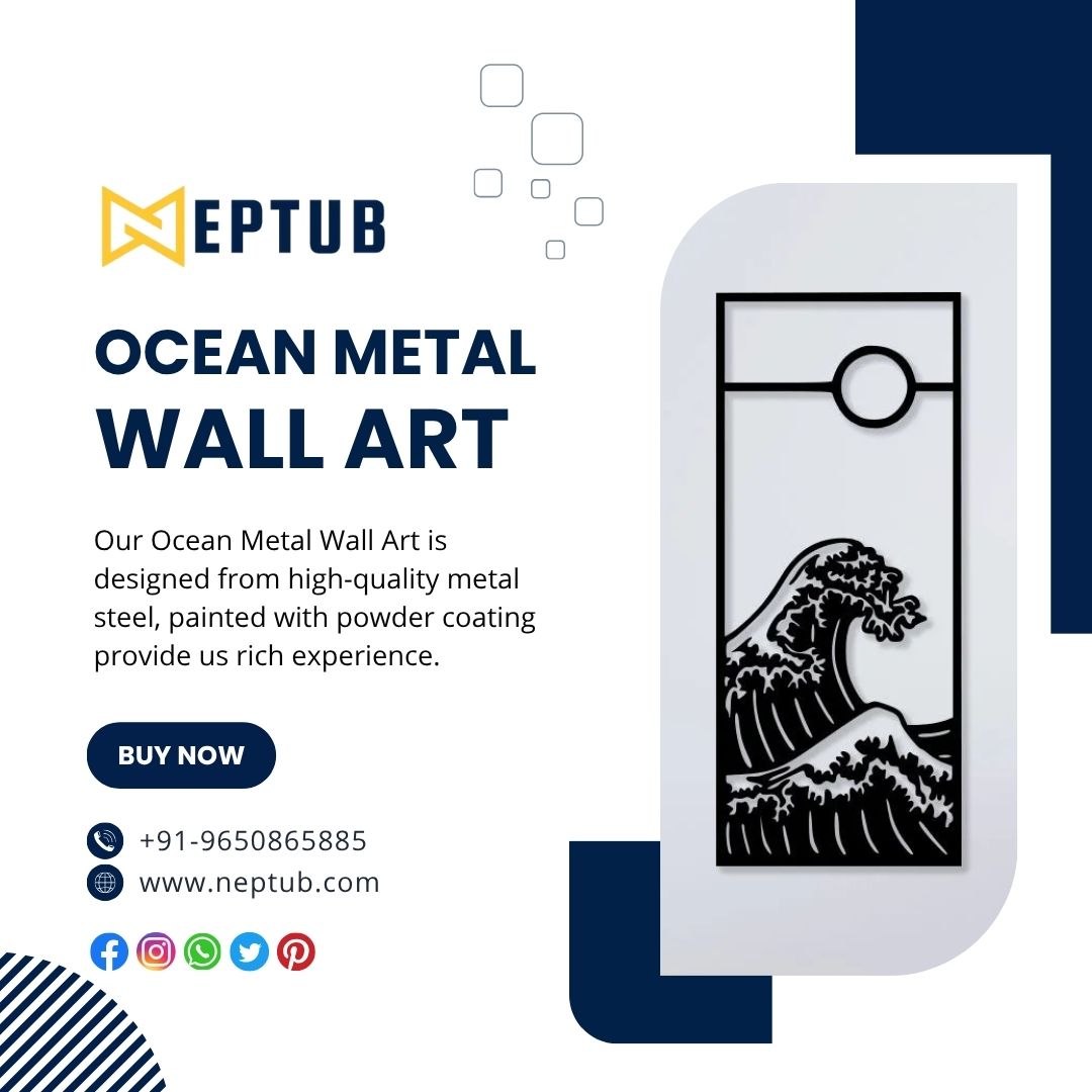 Ocean Metal Wall Art