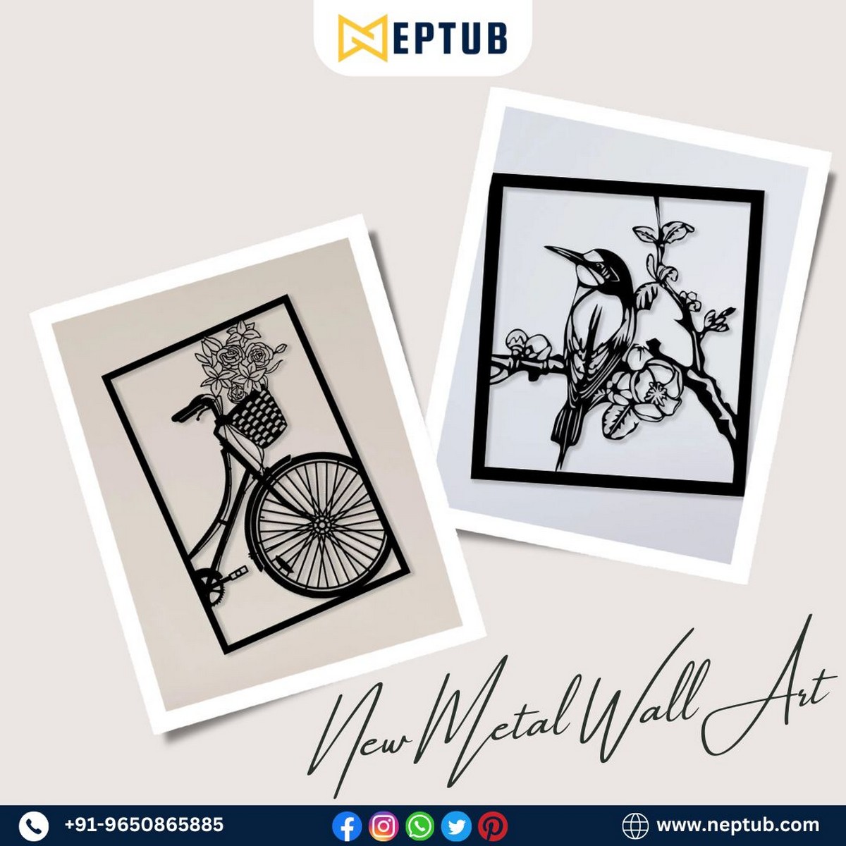 Bird Metal Wall Art