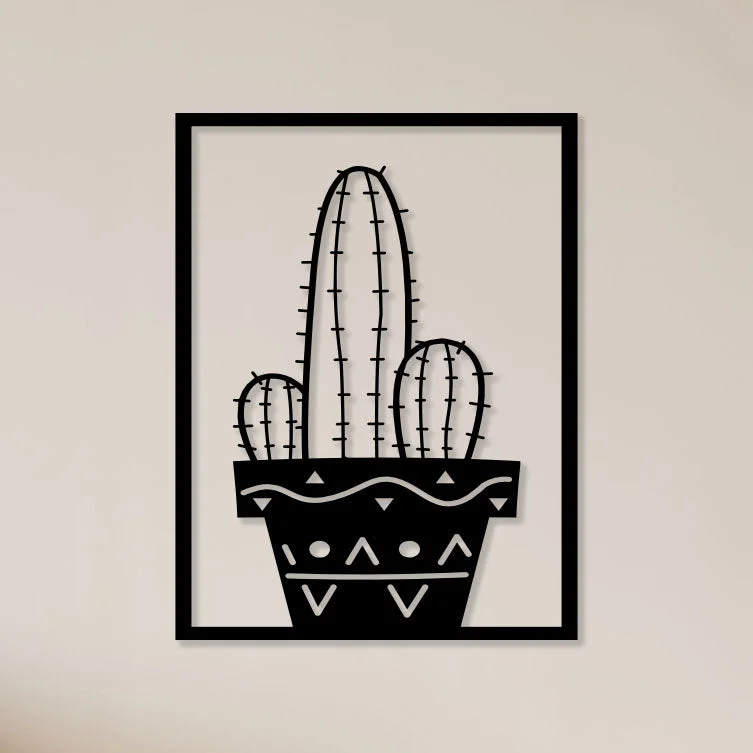 Cactus-In-Pot-Metal-Wall-Art1
