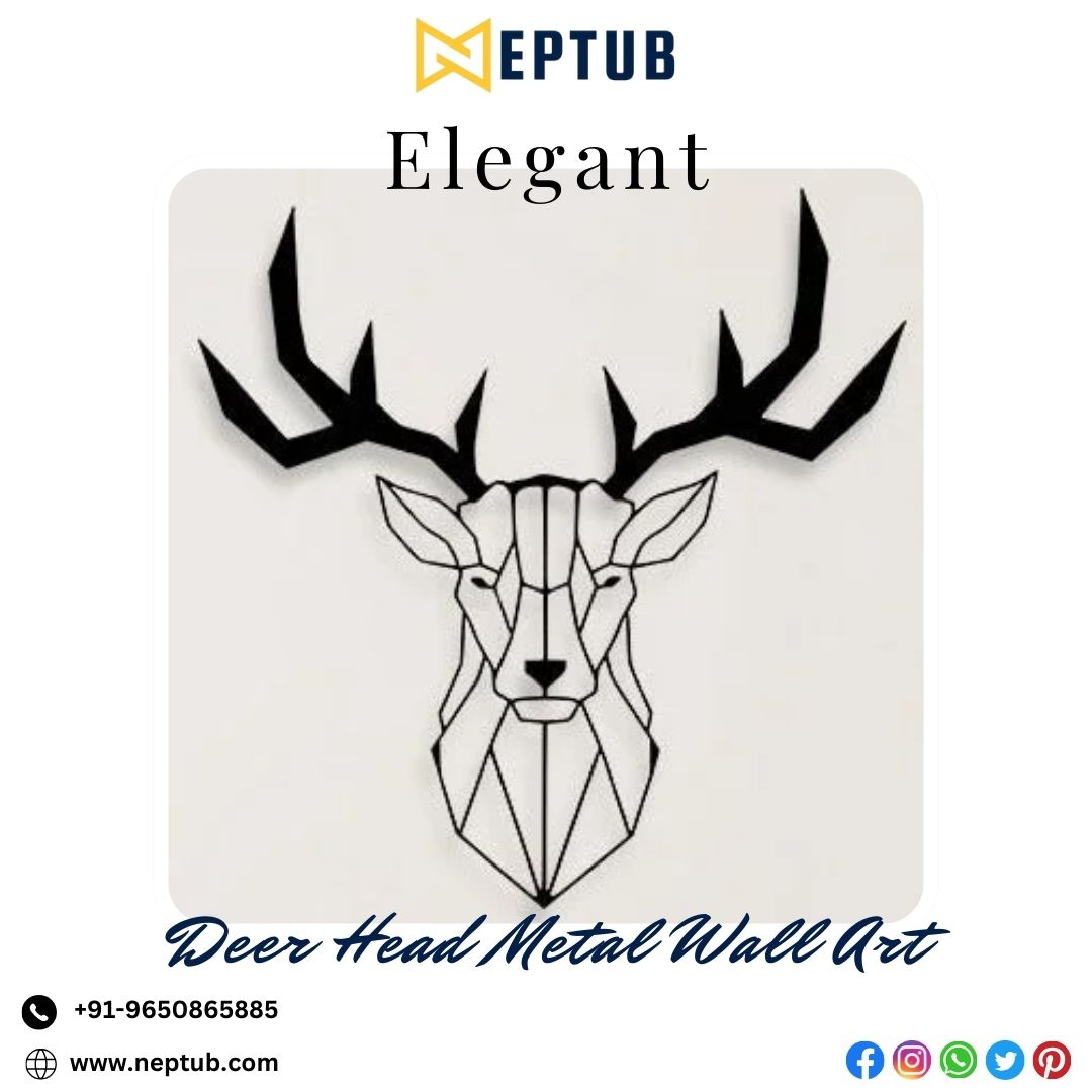 Deer Metal Wall Art