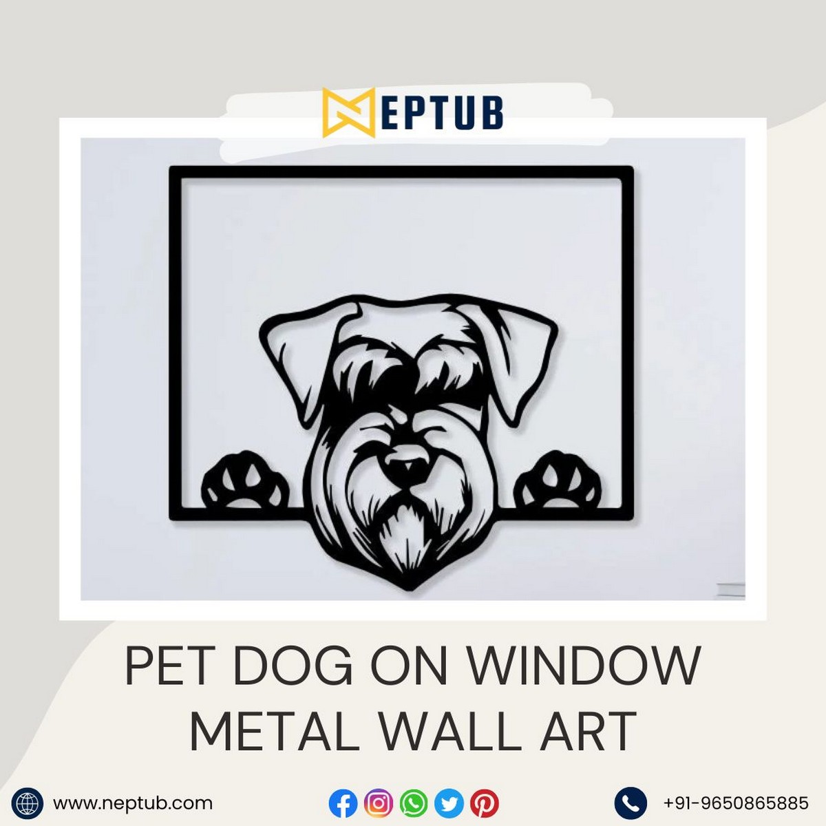 Dog Metal Wall Art