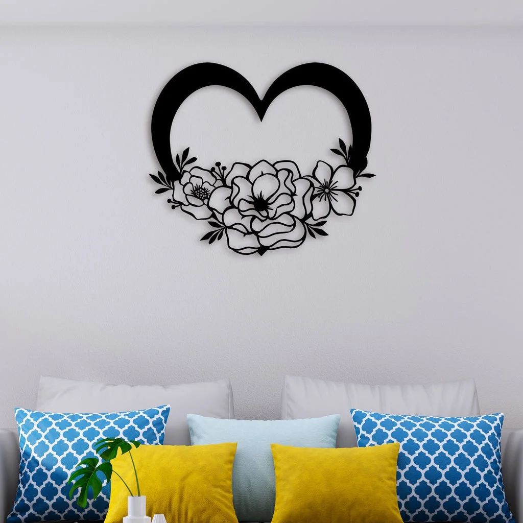 Flower-Heart-Metal-Wall-Art4