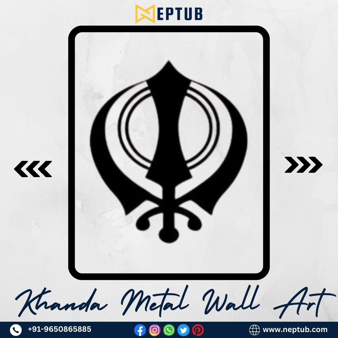 Khanda Metal Wall Art