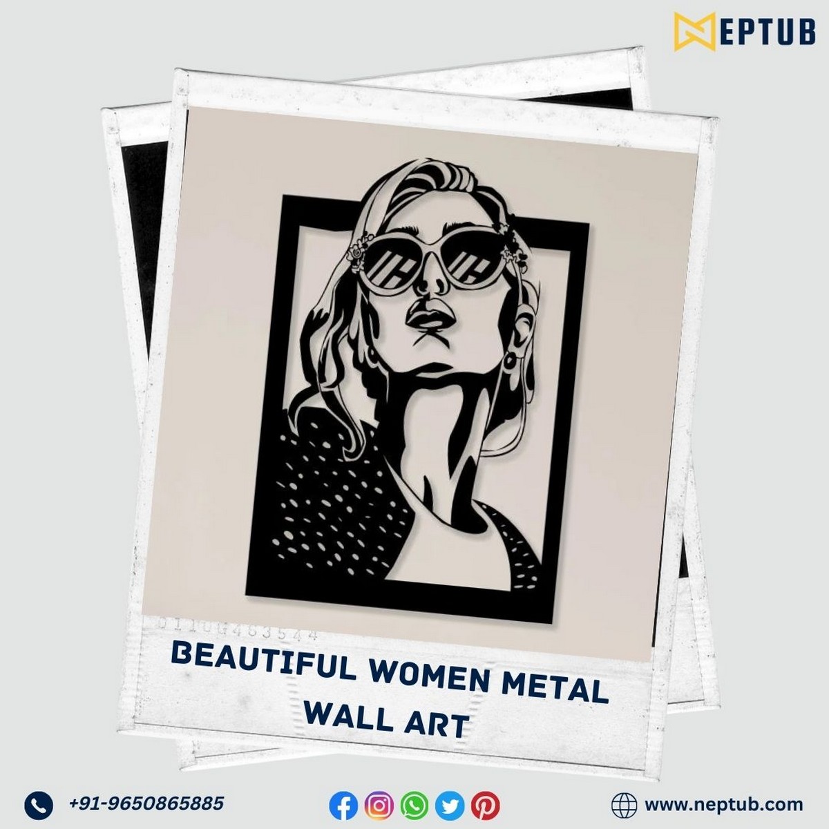 Women Metal Wall Art
