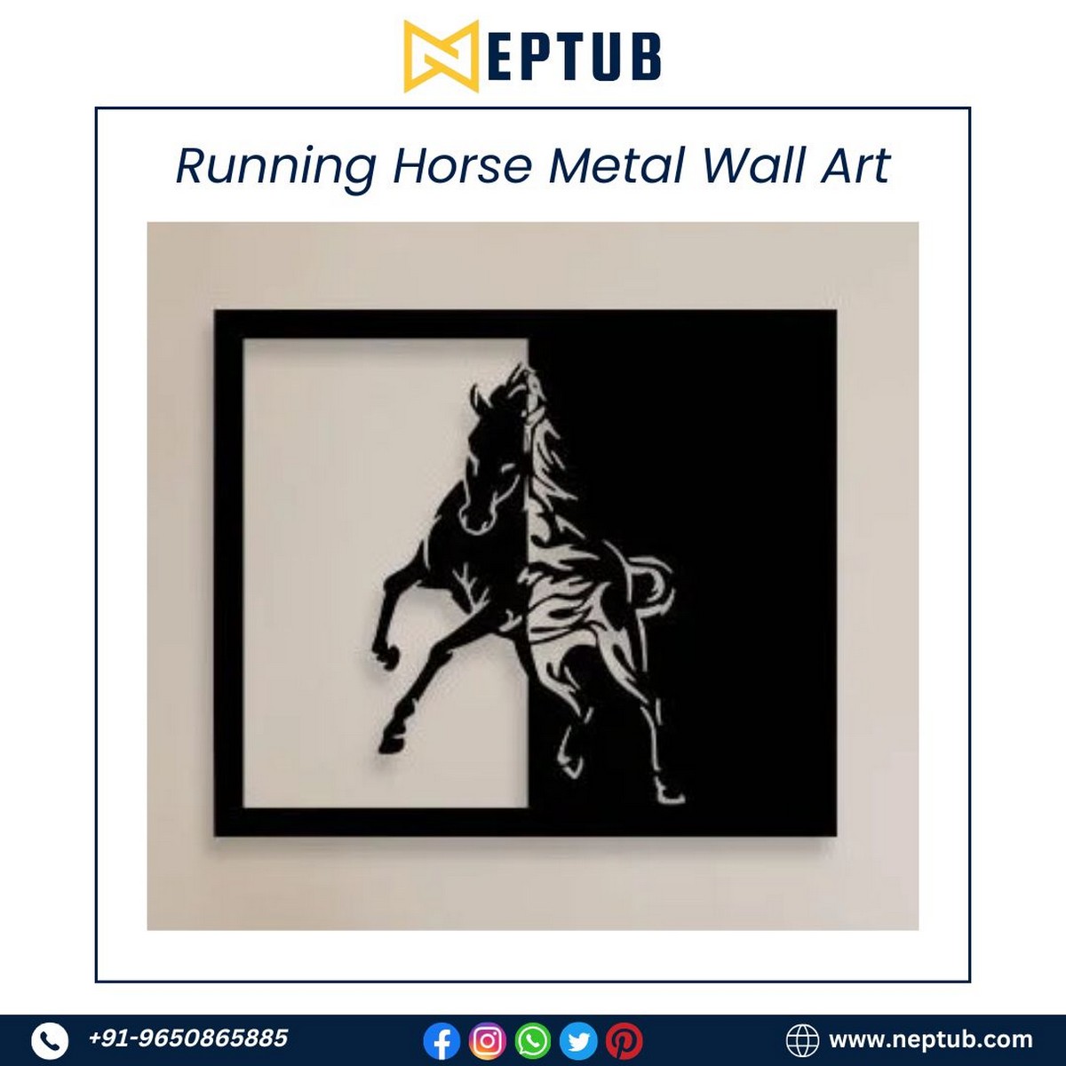 Horse Metal Wall Art