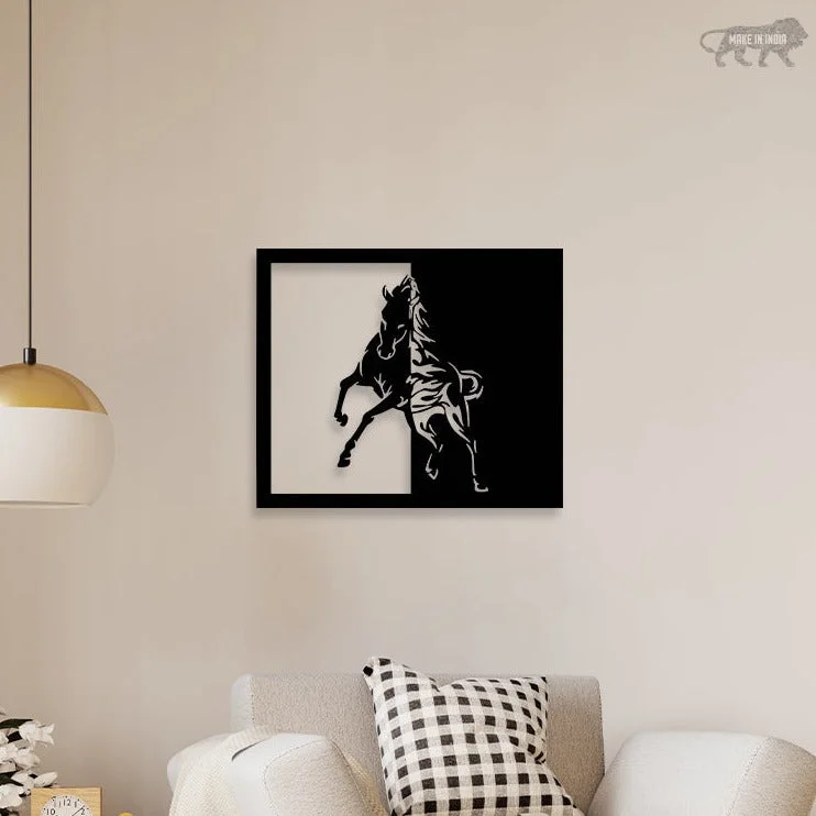 Running-Horse-Metal-Wall-Art