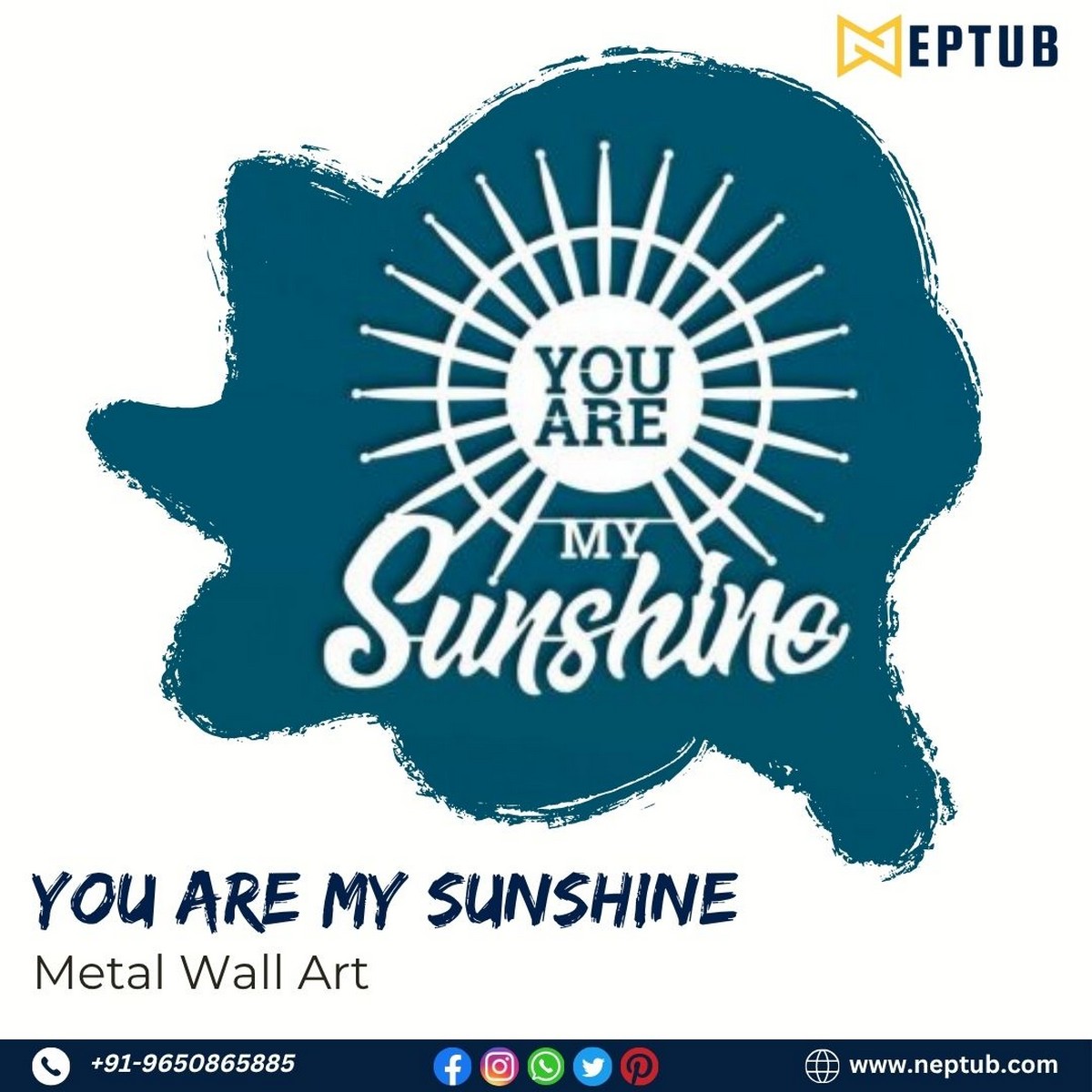 Sunshine Metal Wall Art