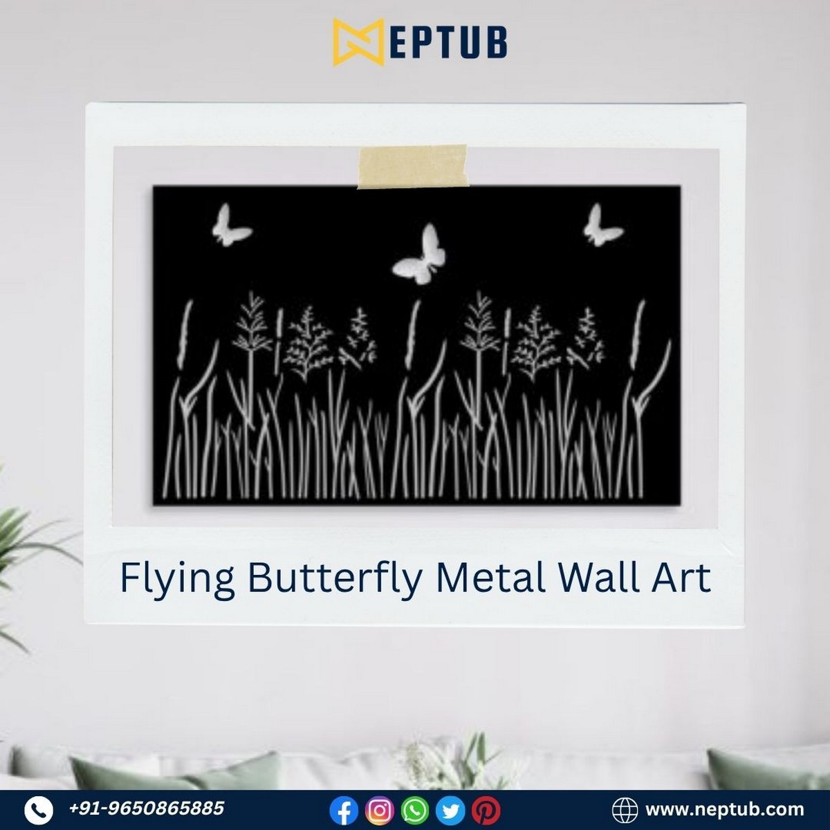 Butterfly Metal Wall Art