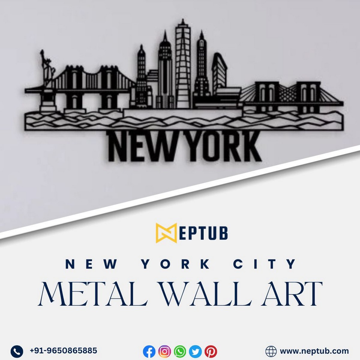City Metal Wall Art