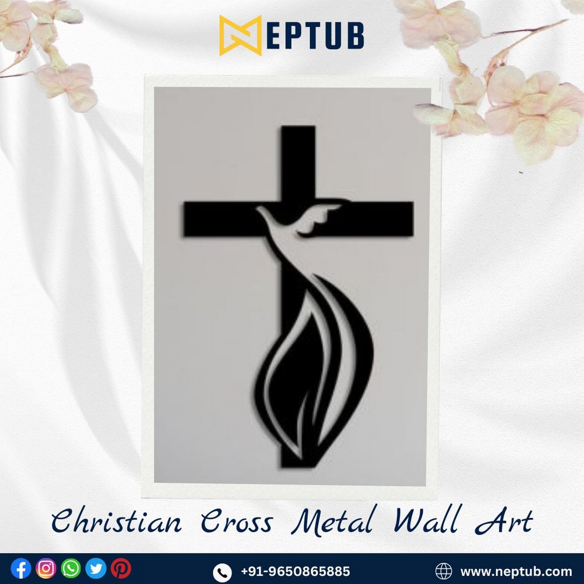 Cross Metal Wall Art