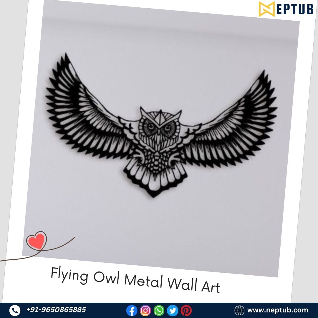 Owl Metal Wall Art