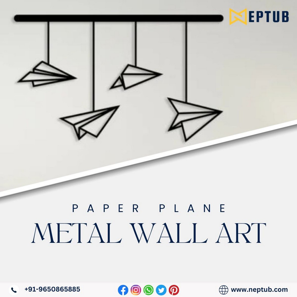 Plane Metal Wall Art