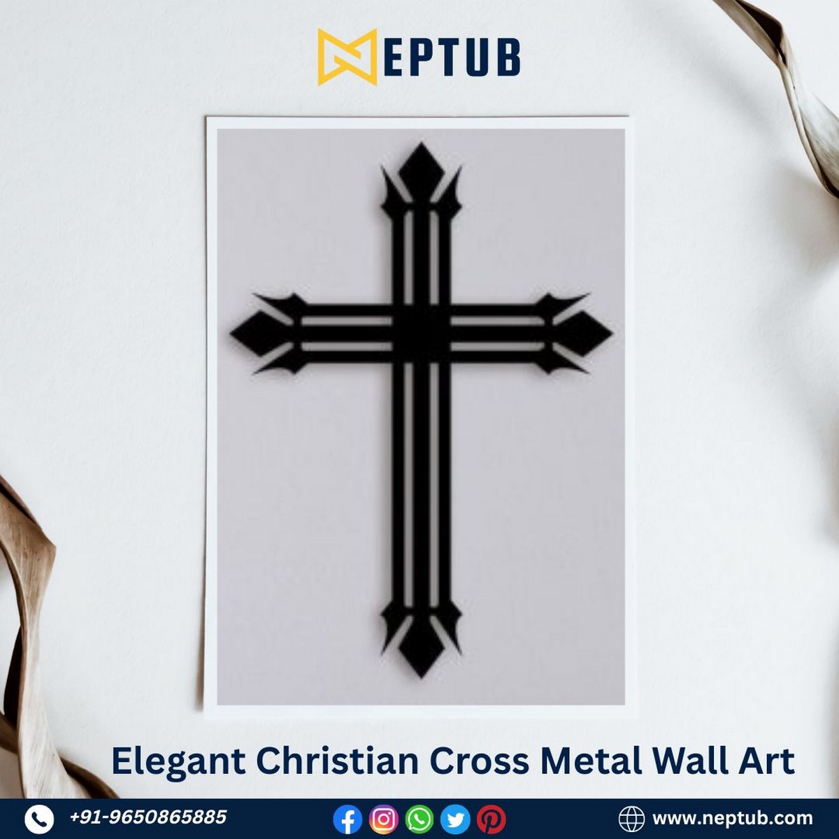 Cross Metal Wall Art