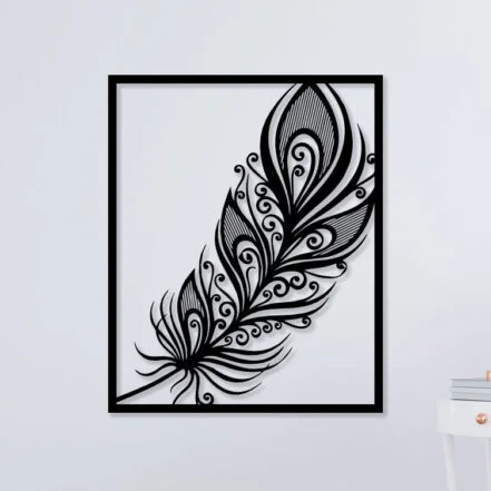 Krishana-Feather-Metal-Wall-Art1-441x441