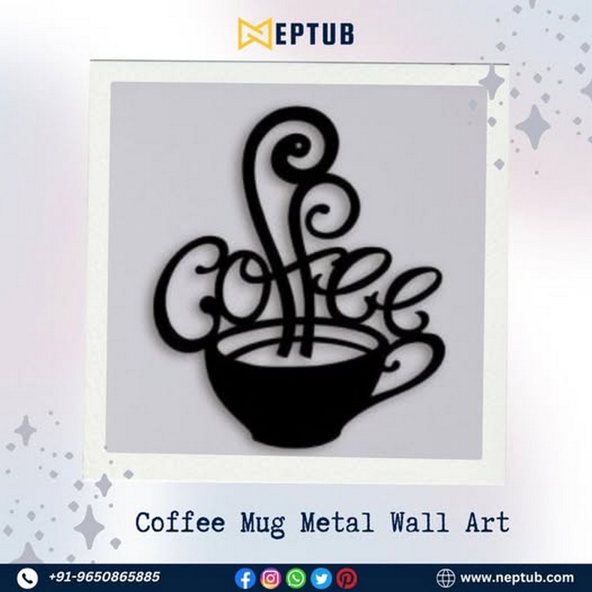 Mug Metal Wall Art