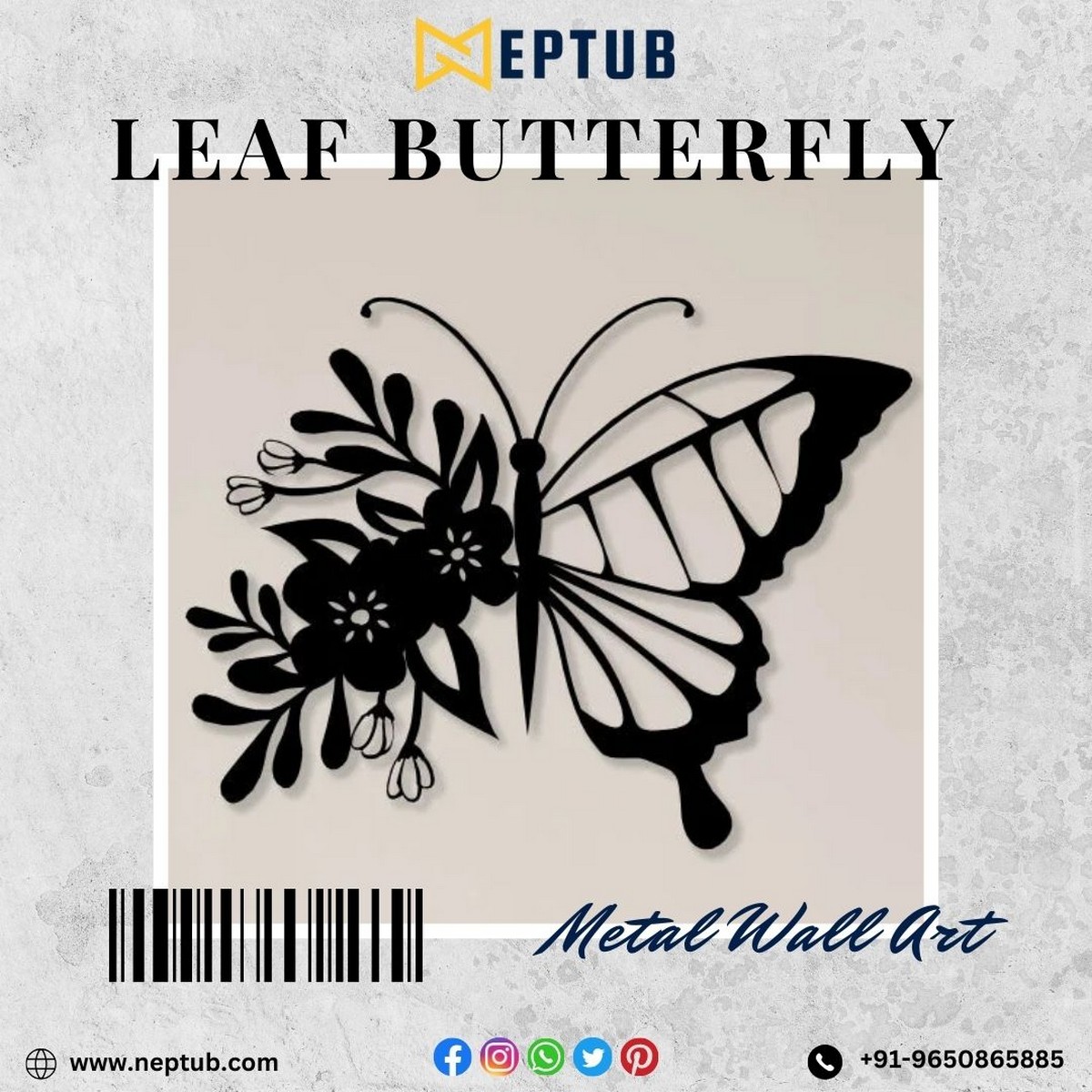 Butterfly Metal Wall Art