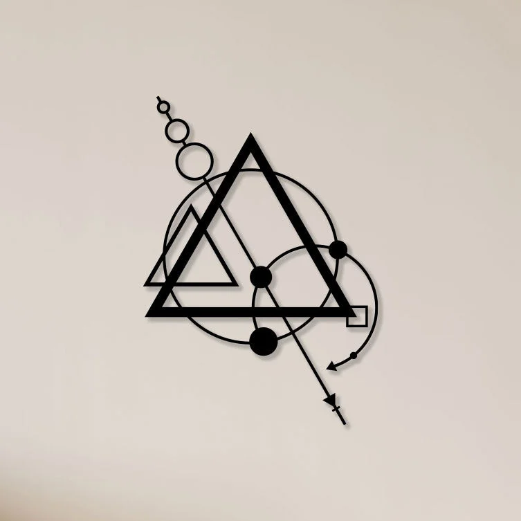 Circle-And-Triangle-Metal-Wall-Art1