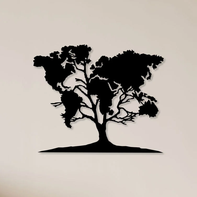 Map-On-Tree-Metal-Wall-Art1