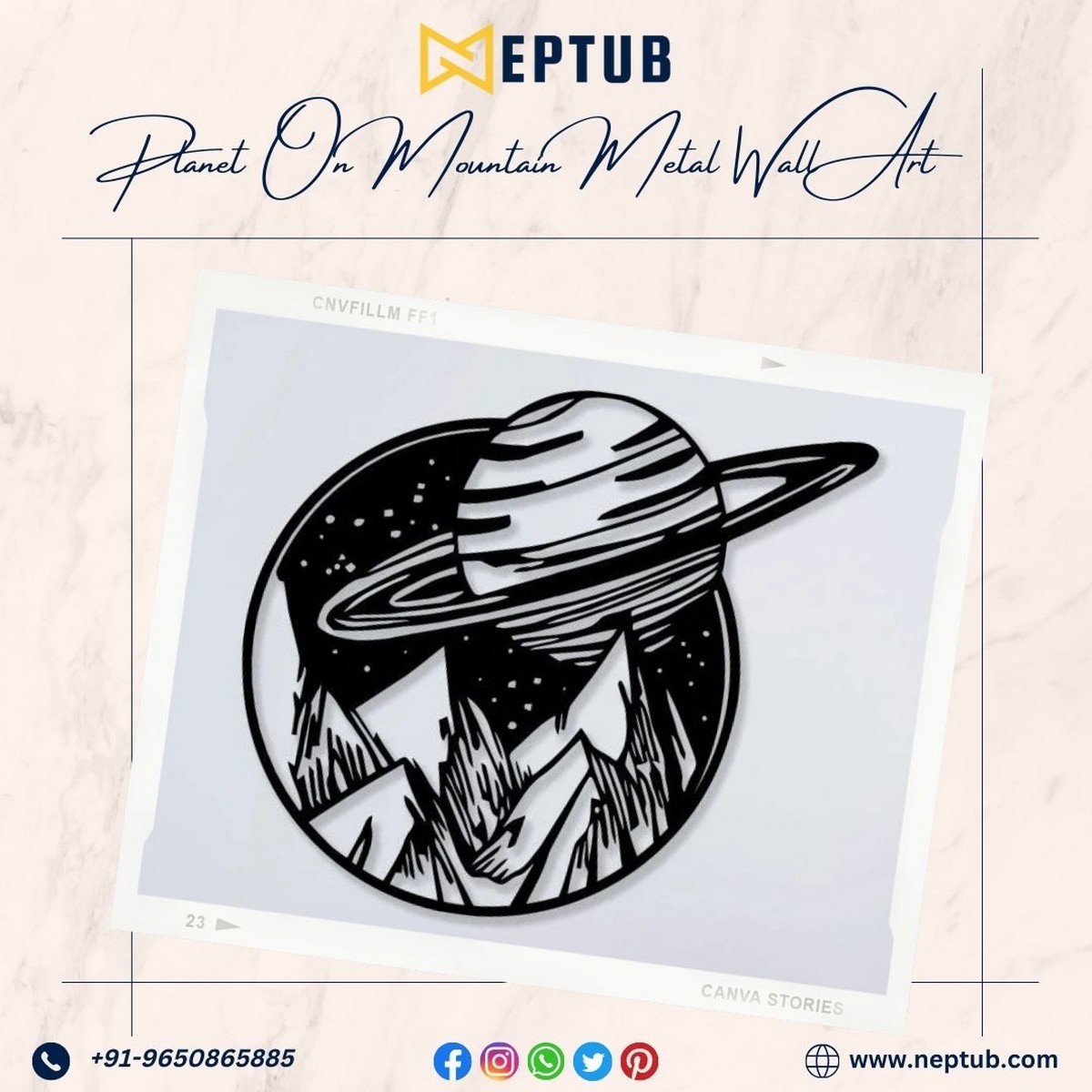 Mountain Metal Wall Art