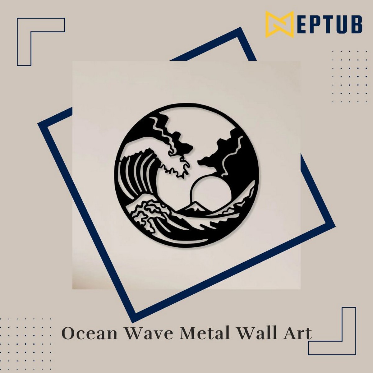 Ocean Metal Wall Art