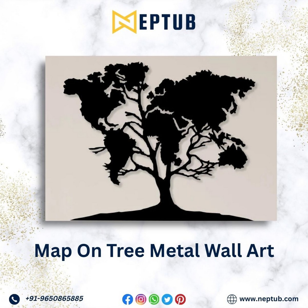 Tree Metal Wall Art